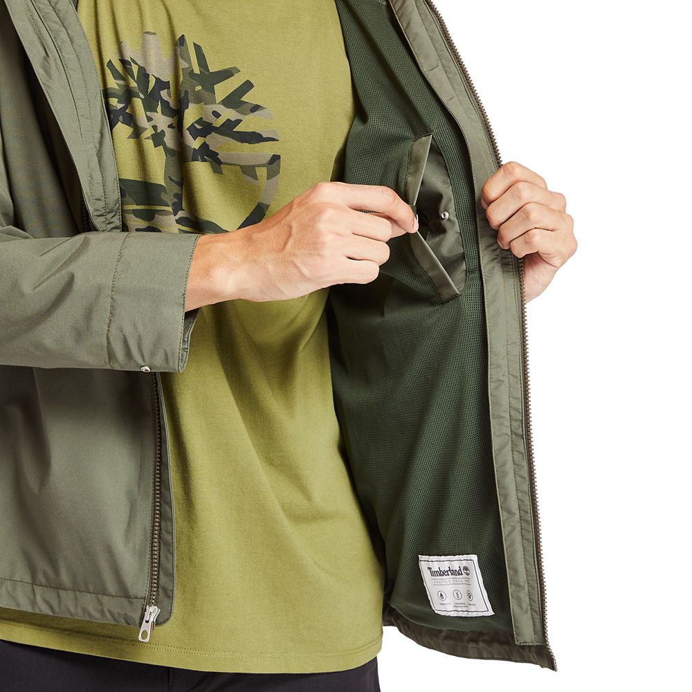 Chaquetas Timberland Hombre Ragged Mountain Waterproof Verde Oliva - Chile UMX-367409